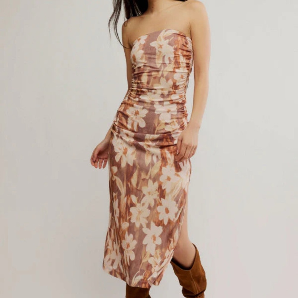 FREE PEOPLE Midi Dress PRESLEY Dress